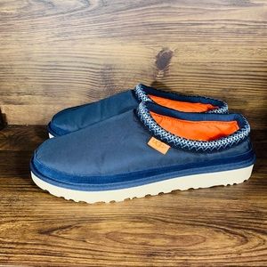 Ugg Navy Tasman Bomber Nylon Wool Slippers